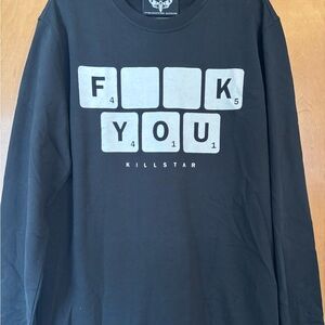 Killstar Black Graphic long sleeve shirt